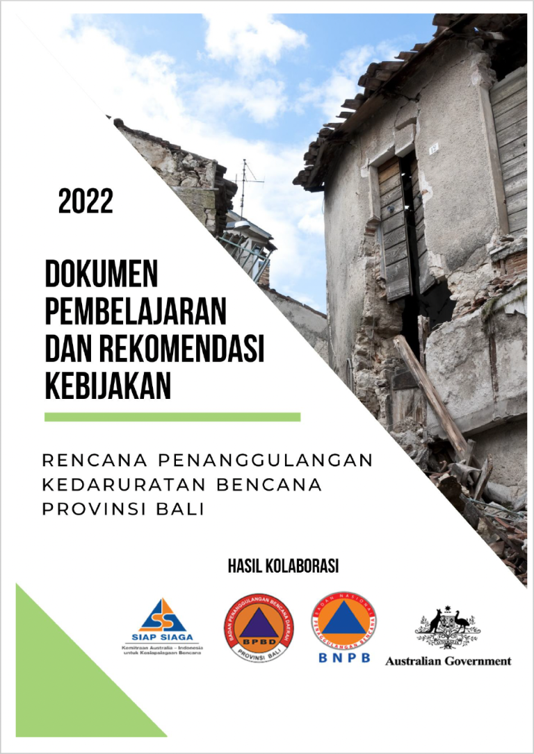 Dokumen Pembelajaran dan Rekomendasi Kebijakan RPKB Provinsi Bali 2022